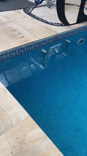 Satisfying Salt Pouring into Pool by the Pool Guy | ASMR