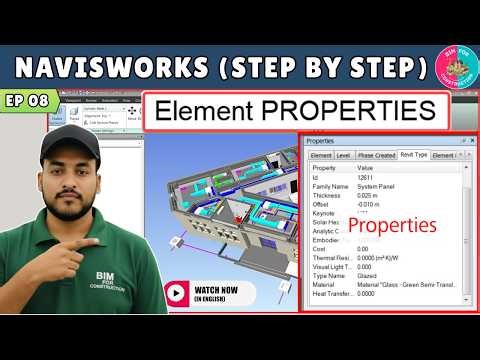 #08 Navisworks Tutorial: Check Properties in Navis