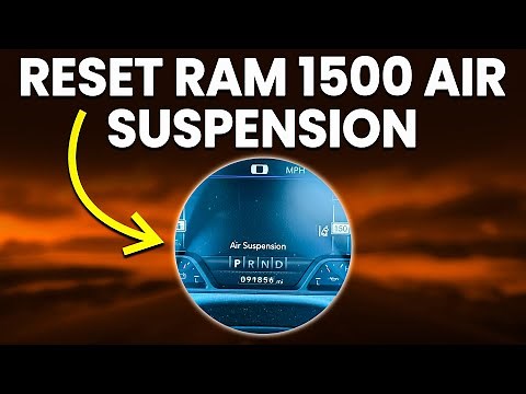 How To Reset Ram 1500 Air Suspension (Here's How To Reset It The Right Way)