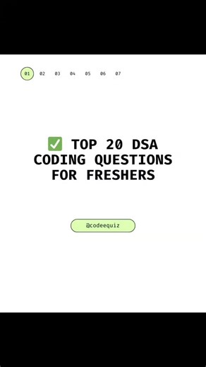 "Coding Community" on Instagram: "🚀 Follow for daily DSA questions and quizzes to boost your technical skills! 💻📘 . . #programmers #coder #programming #developerlife #programming language womenwhocode codinggirl enterpreneurial softwareengineer 100daysofcode programmingisfun developer coding software programminglife codinglife code"