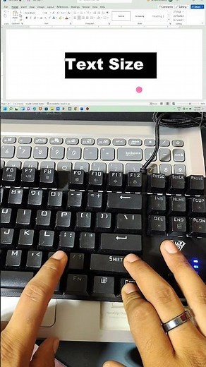 Shortcut Key for Increase and Decrease Text Size in Computer #shorts #computer #tipsandtricks #asmr