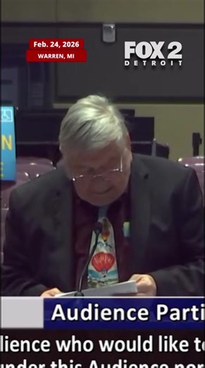 Retired professor threatens President Trump during Warren City Council meeting