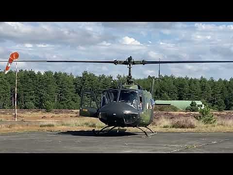 Huey start and take-off