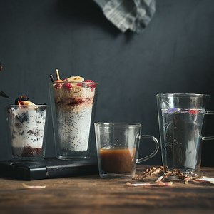 [Hot Item] Pyrex Borosilicate Glass Coffee Mug, Espresso Glass Mug with Handle