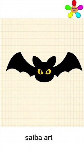 How To Draw A Bat /spooky drawing #2