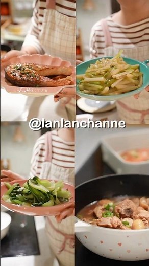 快速4菜1湯晚餐🤗和我一起煮晚餐 #主婦 #家常菜 #料理 #料理動画 #晚餐