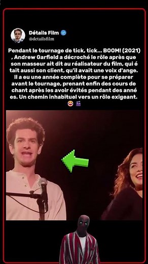 Pendant le Tournage de Tick, Tick... BOOM! (2021), un Masseur a Fait Caster Garfield