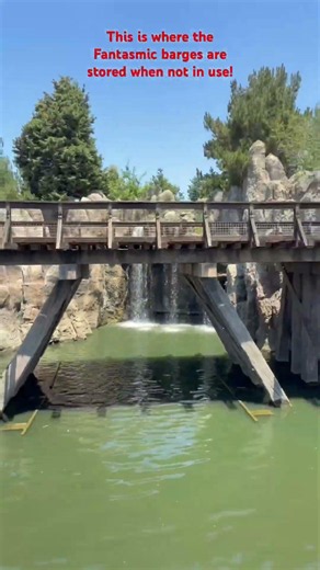 Fantasmic backstage view
