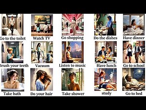 200+ Daily Routines| Talking About Daily Routines +Self -Test| Basic English phrases