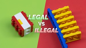The difference between legal and illegal Lego builds