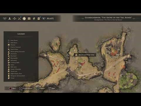 Greedfall Glendgnamvar All Camps & Skill Altars Location Full Map