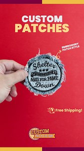 30K views | Create high-quality custom patches to showcase your brand, event, or personal style. Choose from embroidered, woven, or PVC options for a perfect finish. | Custom Patch Factory | Facebook