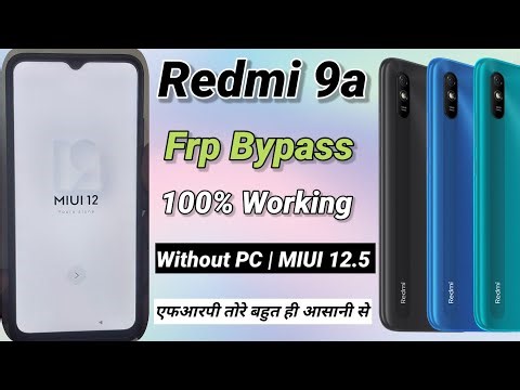 Redmi 9a Frp Bypass Without PC | MIUI 12.5 Redmi 9a FRP | Google Account Bypass 100% Working 2026