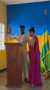 #BnBSports Biramahire Abeddy wa Entente Sportive Sétifienne yasezeranye imbere y'amategeko n'umukunzi we Vanessa. | B&B Kigali 89.7FM