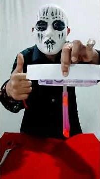 paper & banknote trick(slashing)🤔#youtubeshorts #funny #magic #fypシ #fyp