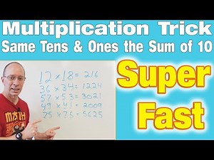 Fast Math Trick Multiply 2-Digit Numbers in Seconds !!! 😃