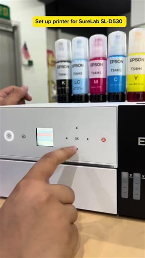Set up Epson SureLab SL-D530 photo printer. #printphoto #epson #photoprinter