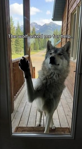 Wolves Came to Me for Survival #trending #animals #shorts