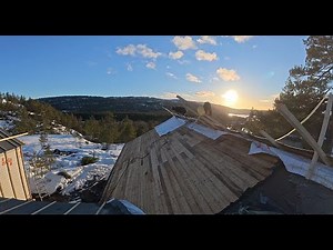 I Rebuilt My Cabin’s Roof in a Freezing Norwegian Winter (Alone)