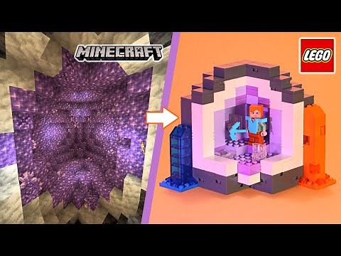 Minecraft Amethist Geode IN LEGO!!