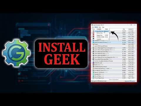 How to download and install geek uninstaller