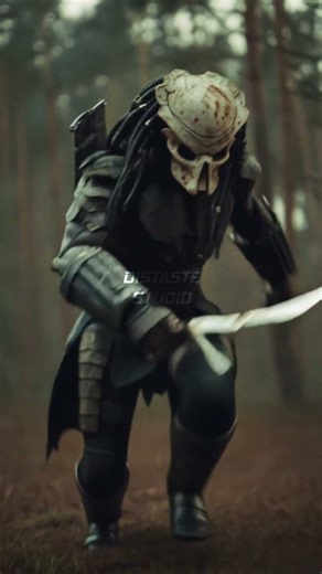 ICE COLD White skull Predators go face to face! #predator #alien # #scifI #prey #badlands