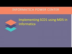 Implementing SCD1 using MD5 in Informatica