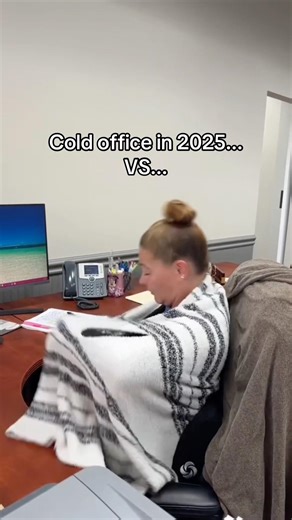 Absolute game changer for cold offices!😍❄️