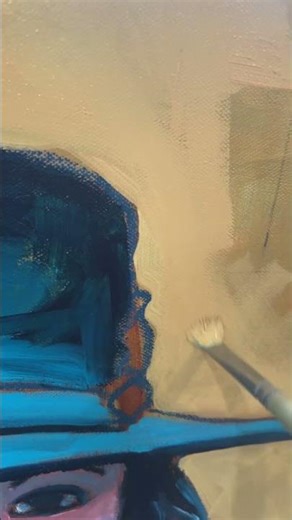 Working on my next painting - Sandy McLean The Outback Artist