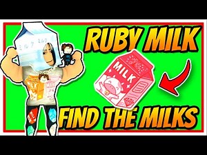 RUBY MILK! - Find the Milks 🥛 (Roblox)