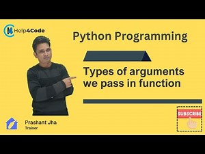 How many types of arguments pass in function #python #functions #coding
