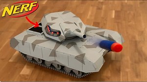 [中英双字] 我为我的坦克制作了一个 Nerf 炮塔