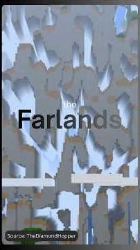 Minecraft Far Lands: The Glitch That Became a Legend - Playcircuit #shorts #gaming #minecraft