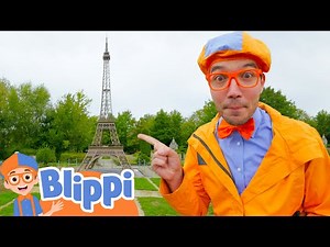 Blippi and the Mini Eiffel Tower! | Blippi Plays in a Miniature City! | Blippi Educational Videos