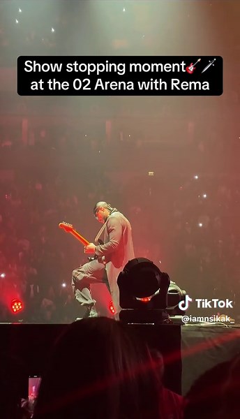 Show Stopping Moment with Rema at O2 Arena