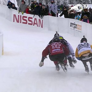 From the back of the pack to the front. What a finish for the Men's finals of Red Bull Crashed Ice this past weekend. 🙌 | Red Bull