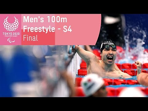 Suzuki Smashes Paralympic Record 🔥 | Men's 100m Freestyle - S4 Final | Tokyo 2020 Paralympic Games