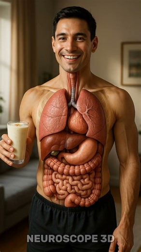 What Happens When You Drink Lassi? | 3D Body Reaction Animation