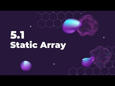 5.1 Static Array part 2