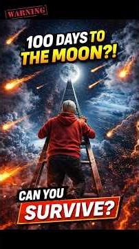 What if you climbed for 100 days straight to the Moon?#shorts #viral