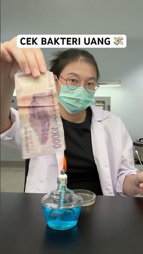 Check the bacteria on your money, it's SO DIRTY 😭💸 #checkbacteria #bacteria #money #science #micr...