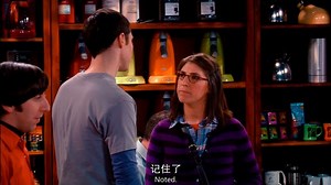 她来了她来了，谢尔顿的命定之人艾米，交友网站受益第一人哈哈~ 感谢媒人霍华德和拉杰。。S03E23