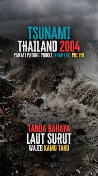 2004 THAILAND TSUNAMI: The Receding Tide Danger Signs You Must Know #tsunami2004 #thailand