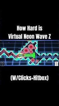 Virtual Neon Wave Z #geometrydash #shortvideo #gd #gddemon #gdupdate