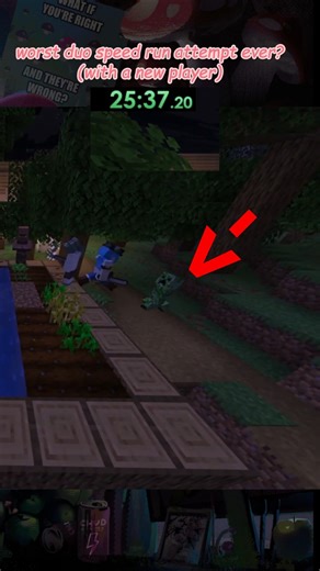 Can NOOBS speedrun? #mcspeedrun #minecraft