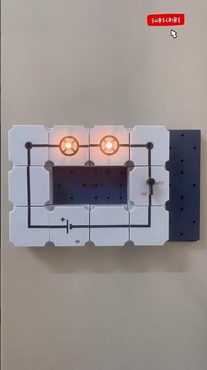 How to connect 2 blub in series!Series Connection of 2 lamp! #seriescircuit #blub #lamp #connection