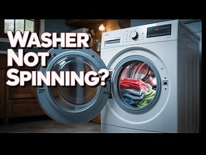 ✨ Front Load Washer - Won’t Spin - Easy DIY FIX ✨