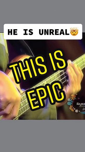 Amazing Grace Performed in Harmonics by Bass Player