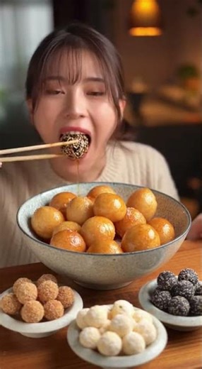 ASMR Girl Eating Dough Balls 🍞 Satisfying Eating Sounds Only