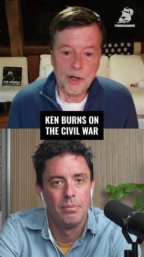 234K views · 13K reactions | "Churchill said it's the victors who write the history. It's not. Victors write the history most of the time, but in the case of our civil war, that is not the case." @kenlburns talks the Confederate battle flag, the Lost Cause, and more with @timmillergram in the latest Bulwark Podcast | The Bulwark | Facebook